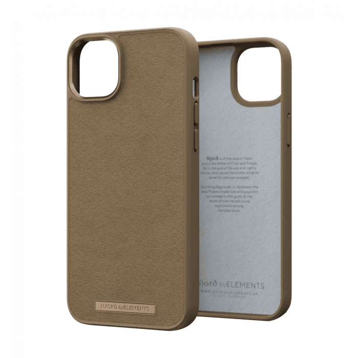 Чохол Njord Suede Comfort+ Case Camel for iPhone 14 Plus (NA42CM04)