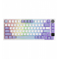 Ajazz AK820 PRO Wireless Mechanical Keyboard 75% Flying Fish Switch White RGB (AK820PRO-FF-PWB)