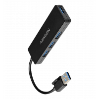Hub AXAGON HUE-G1A SuperSpeed ​​USB SLIM hub, cable 14cm Type-A, Black