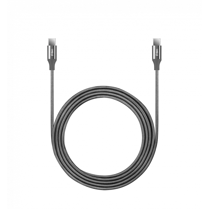 Кабель Ttec Alumi Cable 65W Type-С- Type-С 2м Space Gray (2DK51UG)