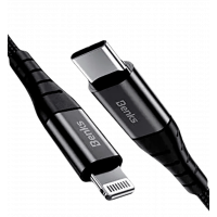 Cable Banks D47 Type-C to Lighting Black 1m (27W)
