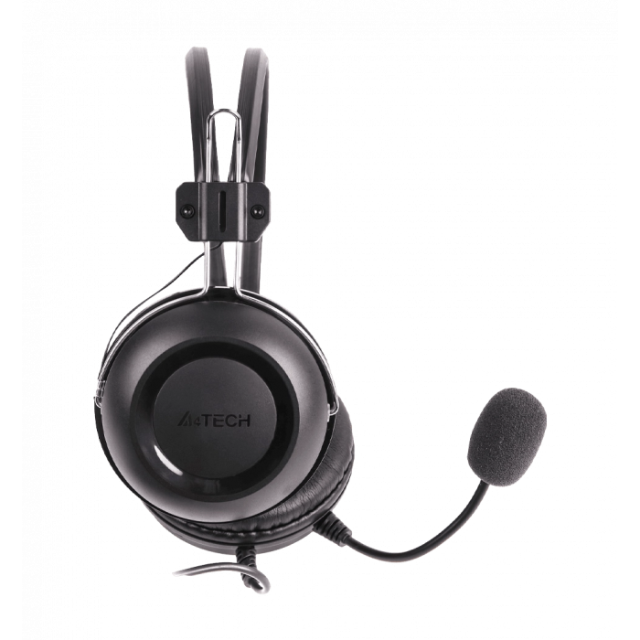 A4-Tech HU-35 USB headphones with a microphone, black