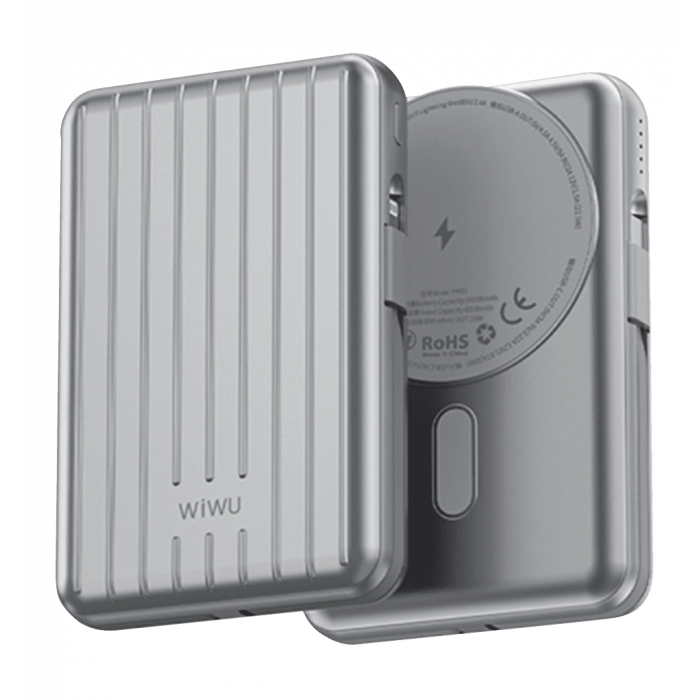 Зовнішній акумулятор Wiwu Trunk Series 5000mAh, 22,5w (PP03) Silver