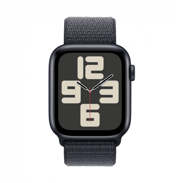 Apple Watch SE 2 2024 40mm Midnight Aluminium Case with Ink Sport Loop (MXEA3)