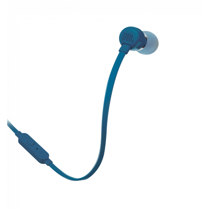 Навушники з мікрофоном JBL Tune 110 Blue (JBLT110BLU)