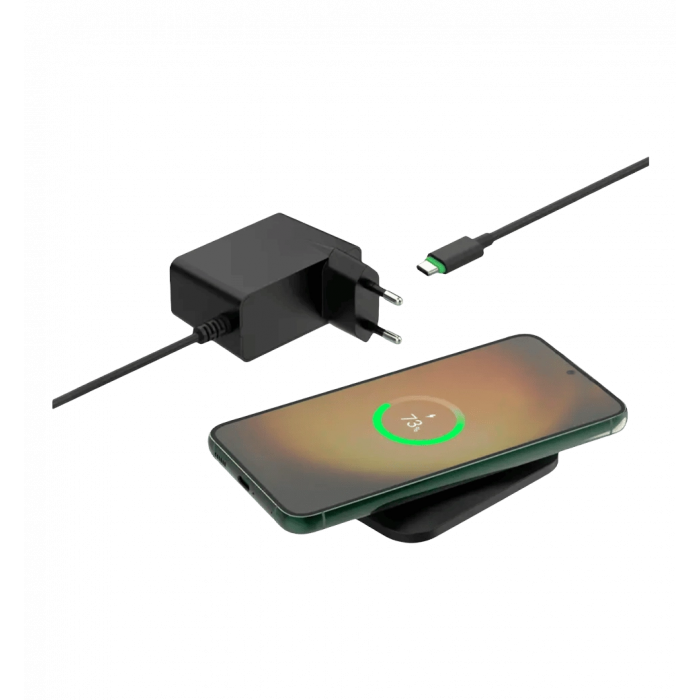 Зарядний пристрій бездротовий Belkin 15Вт Pad Easy Align, чорний