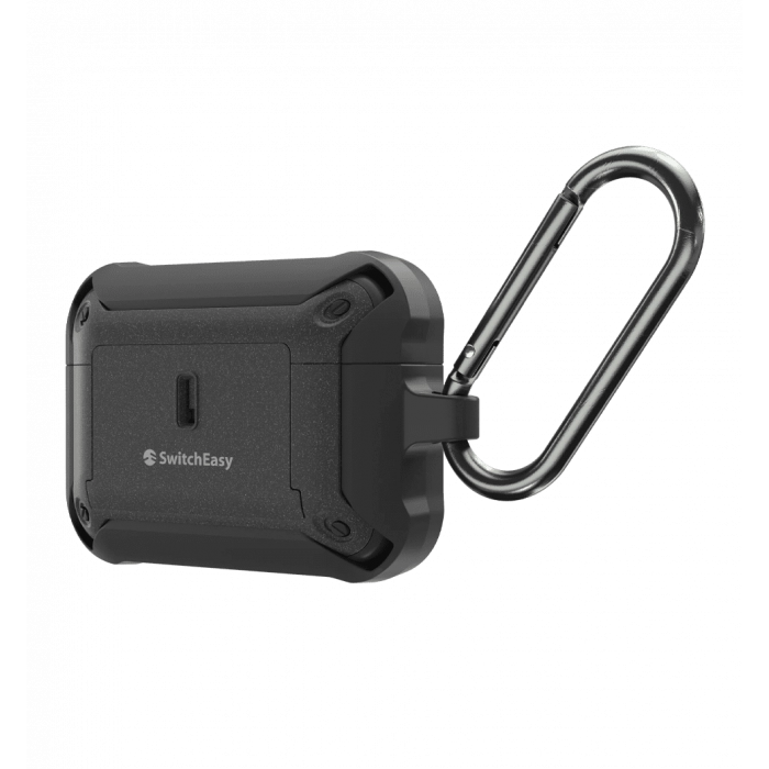Чохол Switcheasy Guardian Rugged Anti-Lost Protective Case For AirPods Pro 1/2 Black (SAPAP2091BK22)