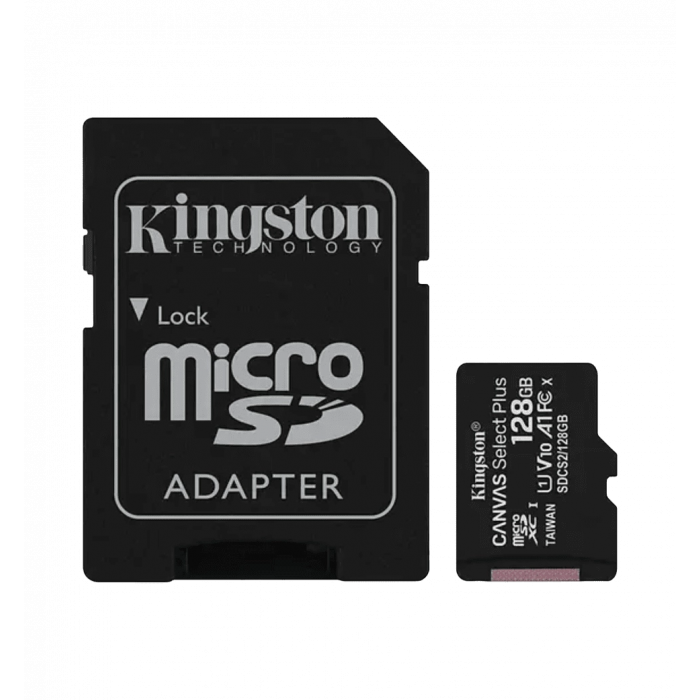Карта памяти 128GB microSDXC C10 A1 Canvas Select Plus 100R UHS-I, U1, V10 w/o Adapter SDCS2/128GB