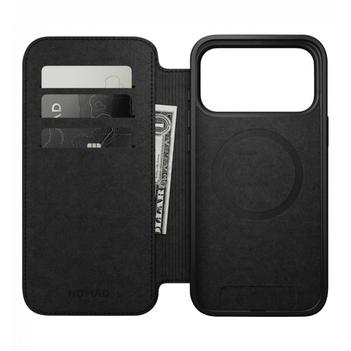 Чохол Nomad Modern Leather Folio Black for iPhone 17 Pro Max (NM014148858)