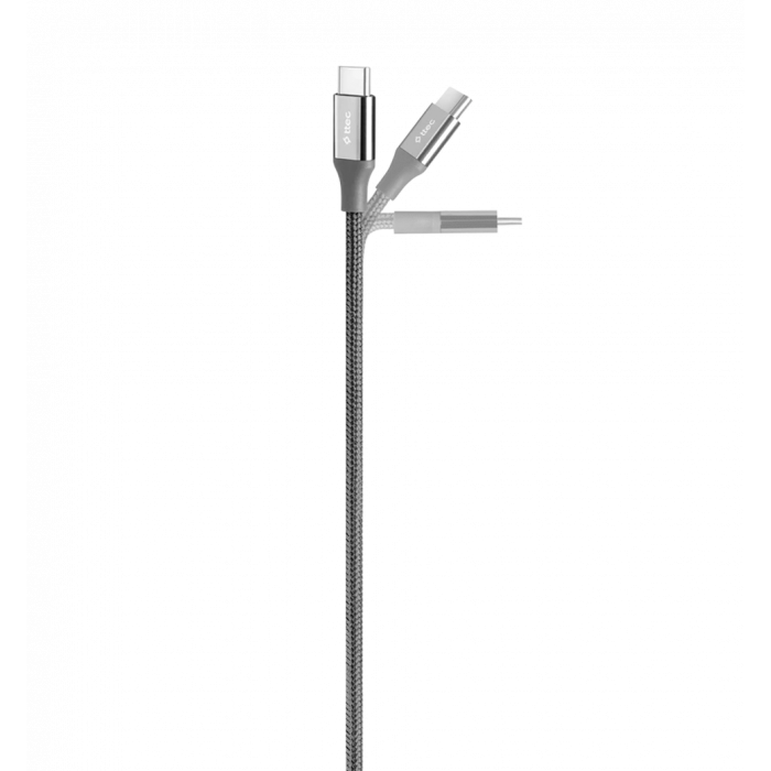 Кабель Ttec Alumi Cable 65W Type-С- Type-С 3м Space Gray (2DK52UG)