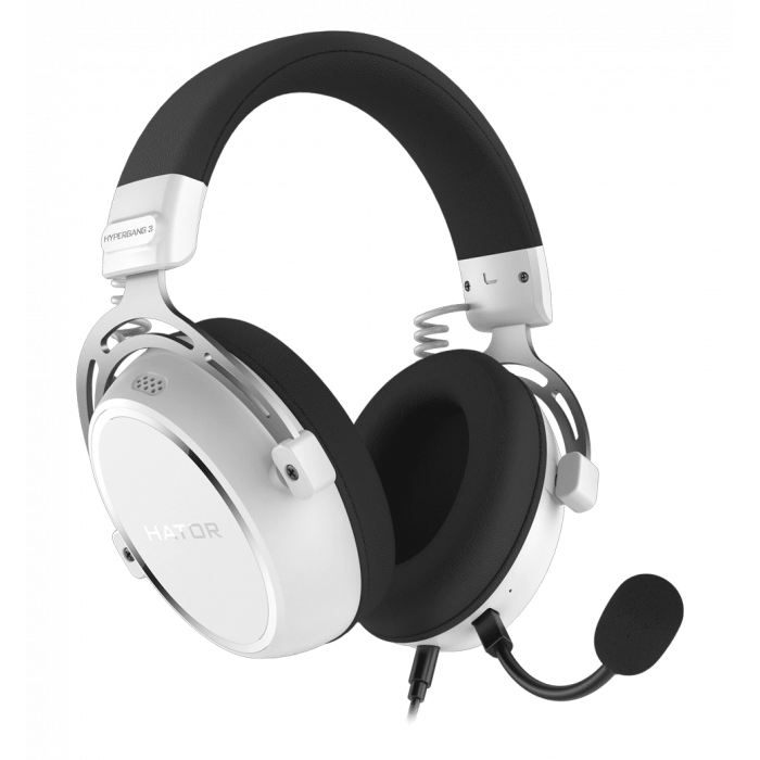 Ігрова гарнітура HATOR HYPERGANG 3 Hi-Res (ESH06) white