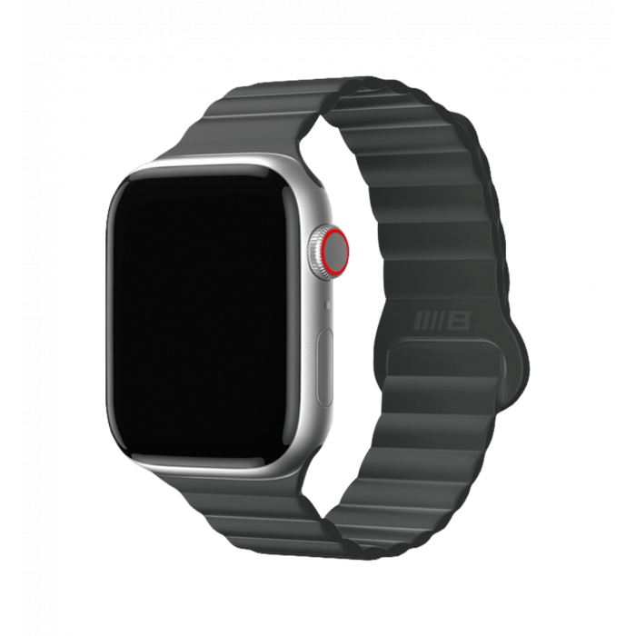 Strap Blueo Magnetic Silicone Watch Band 42/44/45/49 mm Black (BL005BLK)