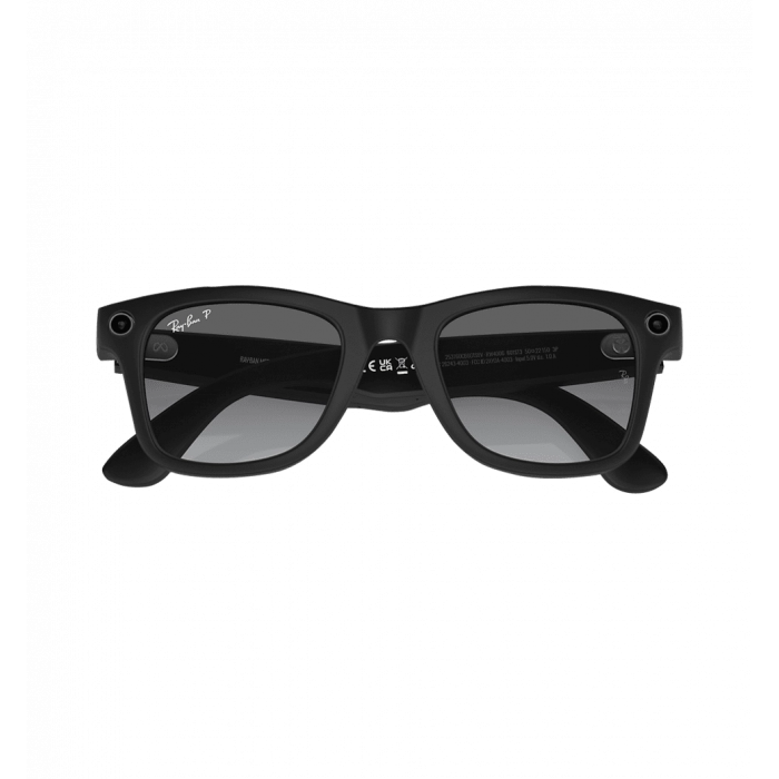 Smart glasses Ray-Ban Meta Wayfarer Matte Black/Graphite size M (RW4006 601ST3 50-22)