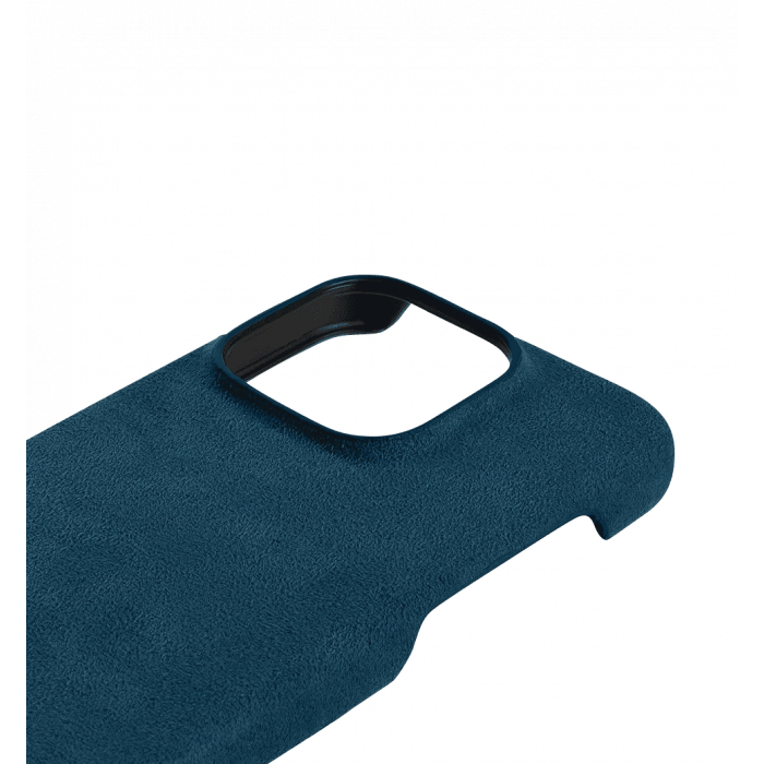 Чохол Kartell  for iPhone 15 Pro MagSafe Alcantara Blue