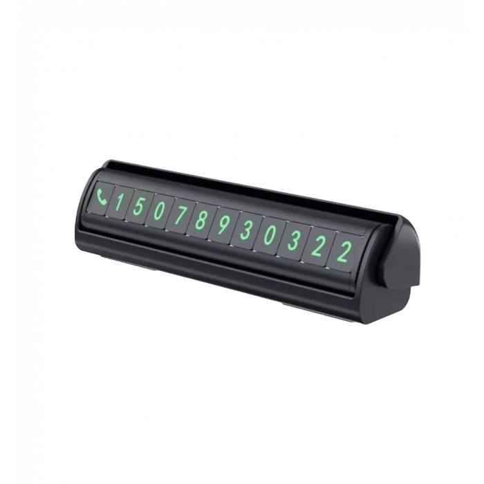 Паркувальна карта Proove Twins Parking Number Plate black