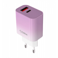 Adapter Gelius Merge GP-HC060 (1Type-C)(PD/QC3.0/PPS) 30W Violet