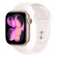 Apple Watch Series 11 GPS 42mm Rose Gold Aluminum Case with Light Blush Sport Band - M/L (MEU44)