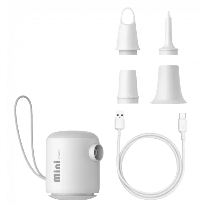 Автокомпрессор мини Baseus PocketGo Portable Air Pump Stellar White C11157700221-00