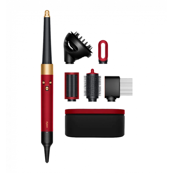 Стайлер для кучерявого волосся Dyson Airwrap i.d. Multi-Styler and Dryer Curly to Coily Red Velvet/Gold (596928-01) GLOBAL