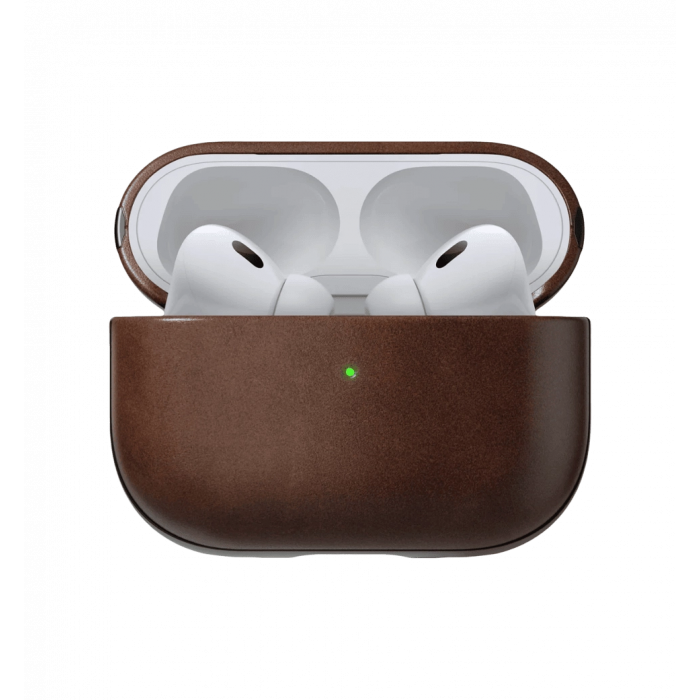 Чохол Nomad Modern Leather Rustic Brown Horween for Airpods Pro 2nd Gen (NM01997085)