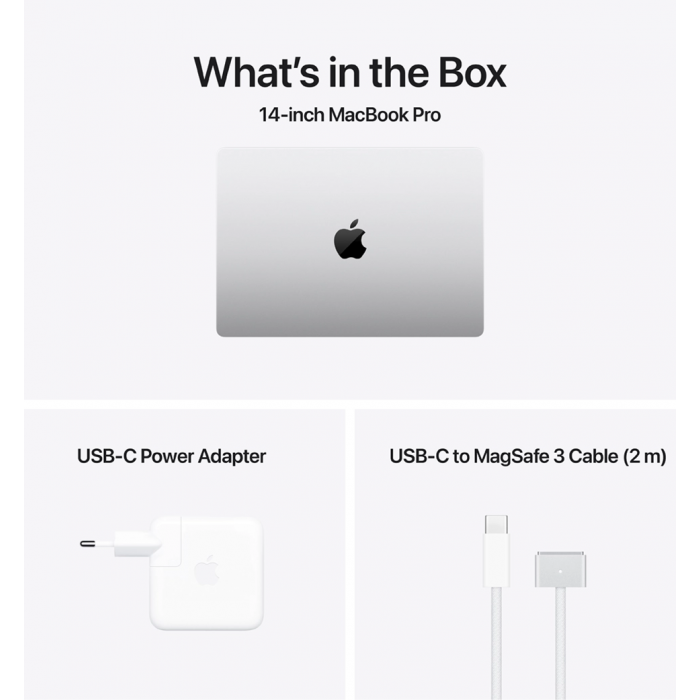 Apple MacBook Pro 14"/Apple M4/10C CPU/10C GPU/24GB RAM/1TB SSD/Silver (MCX14UA/A) UA