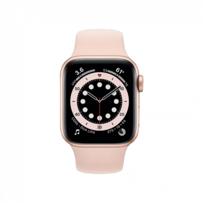 Apple Watch S6 44mm Sp Gold Alu Pink Sport Band (M00E3) БУ