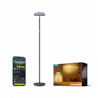 Торшер розумний Govee H60B0 Uplighter Floor Lamp, 1000Lm, RGBWW+RGBIC+WW, WI-FI/Bluetooth, чорний