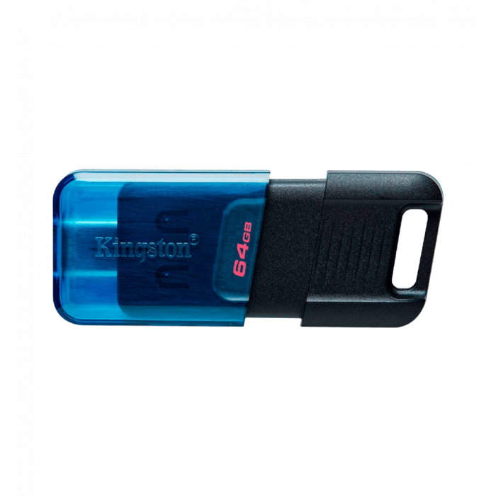 Flash drive Kingston USB 3.2 DT 80M 64GB Type-C Black/Blue