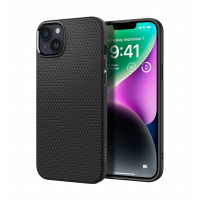 Spigen iPhone 14 Plus Liquid Air case, Matte Black (ACS04891)