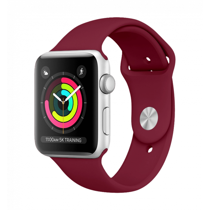 Strap Silicone Copy 38mm Rose Red