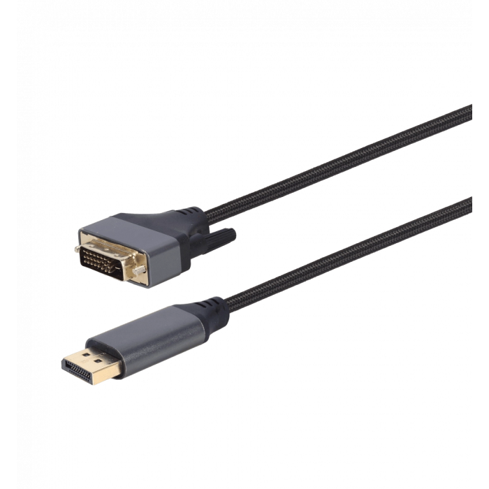 Кабель Cablexpert CC-DPM-DVIM-4K-6, DisplayPort вилка / DVI вилка, 1.8 м