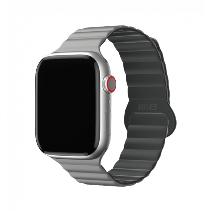Strap Blueo Magnetic Silicone Watch Band 42/44/45/49 mm Gray (BL005GRY)