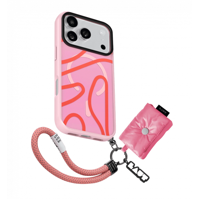 Чохол-накладка LAUT KEYKO POP for iPhone 17 Pro Max MagSafe Pink (L_IP25D_KP_P)