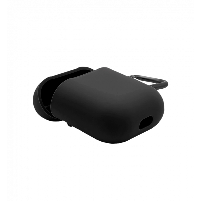 Cover Blueo Liquid Silicone Case for AirPods with Carbine Black