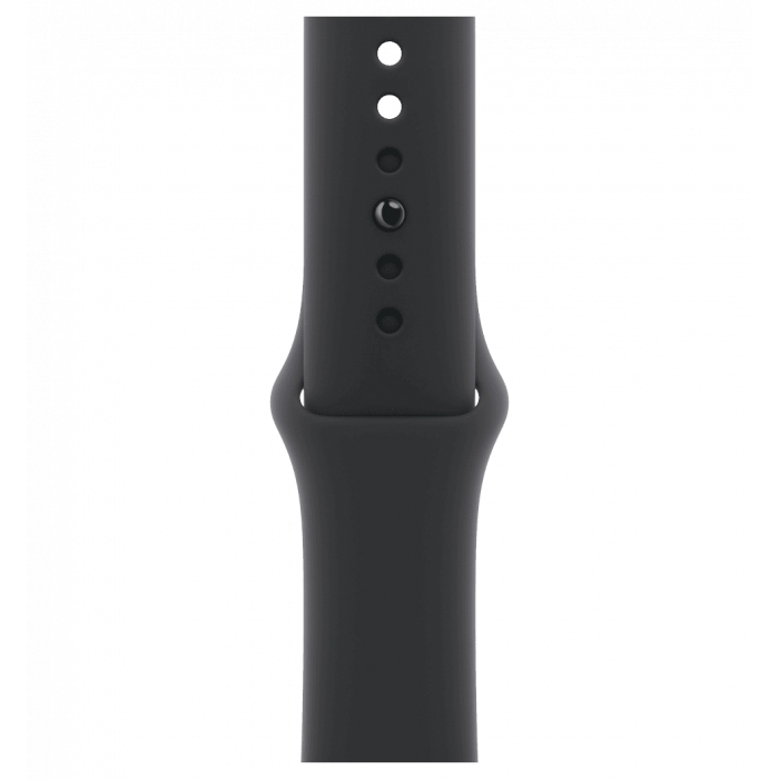 Apple Watch Series 11 GPS + Cellular 46mm Jet Black Aluminium Case with Black Sport Band - M/L (MFC44)