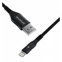 Cable Proove Braided Scout Lightning 2.4A (1m) (black)
