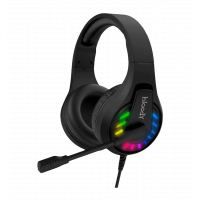 Gaming headset Bloody G230p with LED backlight, black color, USB + 3.5 jack