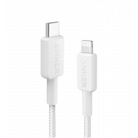 Кабель ANKER 322 USB-C to Lightning - 1.8m Nylon (Белый)