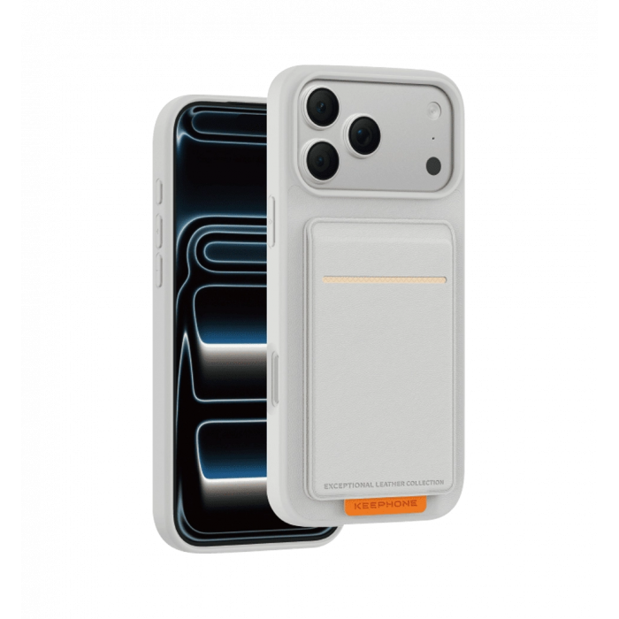 Чохол Keephone SUEDEA MagSafe Case for 17 Pro Max Light Grey (KPSUDA17PMGY)