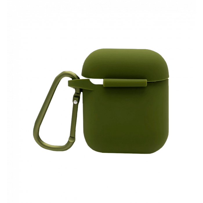 Cover Blueo Liquid Silicone Case for Airpods 1/2 Army Green