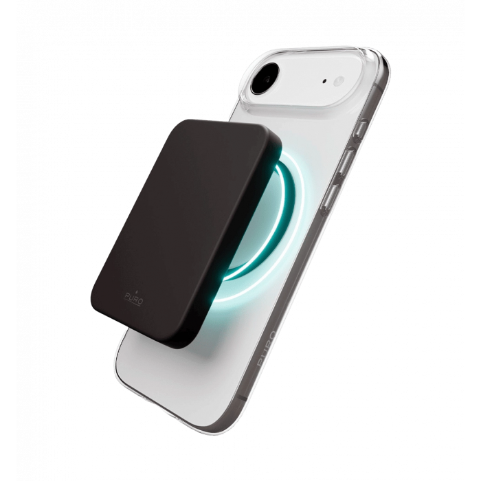Чохол Puro Cover in TPU+PC "LITE MAG" with Magsafe for iPhone 17 Air, Transparent Black (PUIPC1766LITEMBLK)