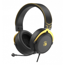 Gaming headset Bloody M590i USB + 4-Pin 3.5 mm, black-yellow color