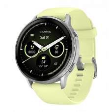 Smart watch Garmin Venu 4 45 mm Silver with Citron Silicone Band (010-03014-02)