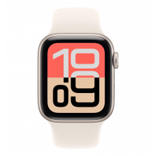 Apple Watch SE 3 GPS 40mm Starlight Aluminium Case with Starlight Sport Band - S/M (MEH34)