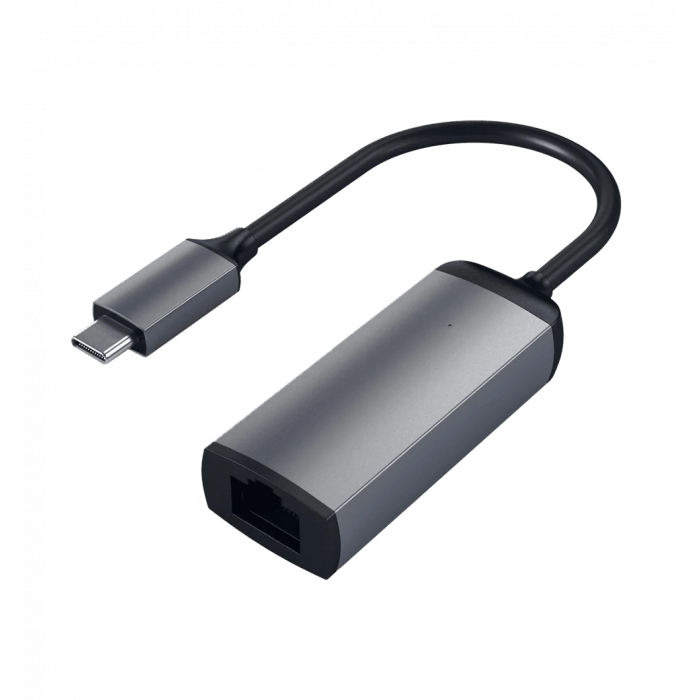 Перехідник Satechi Type-C Ethernet Adapter Space Grey (ST-TCENM)