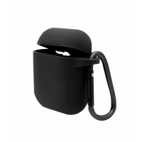 Cover Blueo Liquid Silicone Case for AirPods with Carbine Black