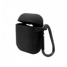 Чохол Blueo Liquid Silicone Case for AirPods with Carbine Black