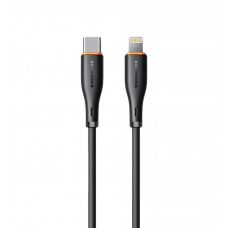 Кабель Keephone PD 27W Type-C to Lightning Liquid Silicone Cable black (DC-23015blk)