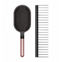 Dyson Набір щіток -designed Paddle brush and Detangling comb Rosе/Black (965003-05)