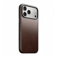 Чохол Nomad Modern Leather Horween Rustic Brown for iPhone 17 Pro Max (NM014247858)